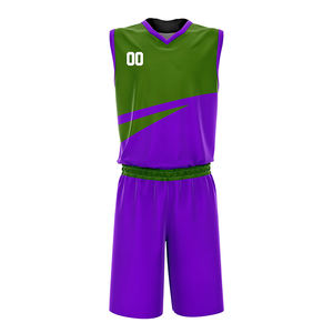 Nuevo estilo uniforme de baloncesto hecho con 100% poliéster precio barato al por mayor uniforme de baloncesto - Product Image 1