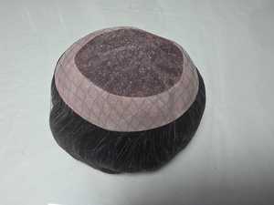 Meilleure vente au Bangladesh : Perruque toupet en cheveux naturels gris, ondulés, doux, mono, prothèse capillaire, cheveux indiens, imperméable, style vague profonde lâche - Product Image 6