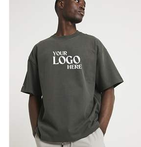 Camiseta de Primera Calidad 2026, Camiseta de Algodón con Logotipo Personalizado para Hombre, Impresión de Camisetas Personalizadas, Camiseta Lisa Extra Grande - Product Image 5