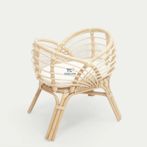 Lindo Diseño Rattan Baby Doll Cuna Muñeca Niños Muebles Rattan Doll Cuna para niños Hecho en Vietnam - Product Image 2