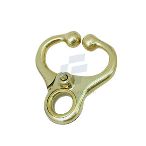 Get Factory Rate Bull Nose Holder, acero inoxidable chapado en oro (sin cadena), reutilizable vaca ganado granja Rancho ganado herramientas - Product Image 3