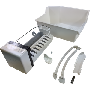 Kit de machine à glaçons électrique et à piles anti-étincelles W11517113CM pour réfrigérateur, idéal pour hôtels et camping-cars, boîtier en plastique - Product Image 1