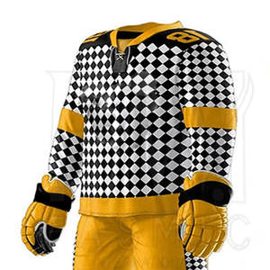 Shorts de hockey sur glace de haute qualité 100% polyester avec design imprimé couleur personnalisé, séchage rapide et respirant - Product Image 5