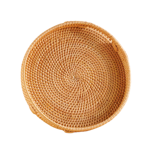 ถาดหวายสานด้วยมือเหนือกาลเวลาใช้งานได้จริงและมีสไตล์สำหรับการใช้ชีวิตที่ทันสมัย - Product Image 1