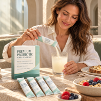 Poudre de boisson probiotique de qualité supérieure, en promotion, de qualité alimentaire, pour le système immunitaire et la flore intestinale