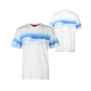เสื้อยืดผ้าฝ้าย100% สำหรับผู้ชายเสื้อยืดสีดำแขนสั้นผ้าทอลำลองพิมพ์โลโก้ได้ตามต้องการ - Product Image 1