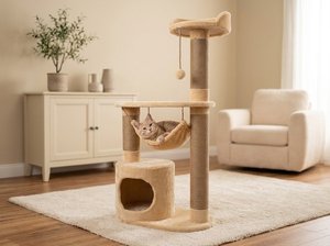 Juno’s Dream Palace With <b>Hammock</b> Tower For Cats - Product Image 2