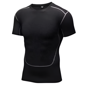 OEM Hombres Logotipo Personalizado Fitness Manga Corta Rash Guard Manga Completa Secado Rápido Correr Gimnasio Fitness Medias Hombres Ropa Deportiva - Product Image 1