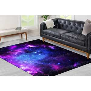 Alfombras con Diseño de Cielo Estrellado, Alfombras de Escaleras, Alfombras con Vista, Alfombra con Diseño de Galaxia, Alfombra de Chenilla - Product Image 4