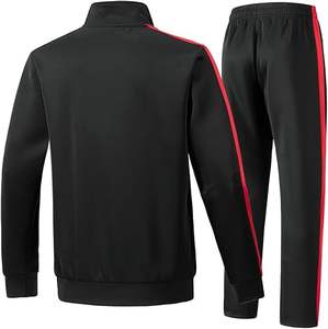Chándales de lujo para hombre, sólidos, transpirables, de poliéster, deportivos, de fútbol, elásticos, unisex, ropa informal al por mayor para el invierno - Product Image 2
