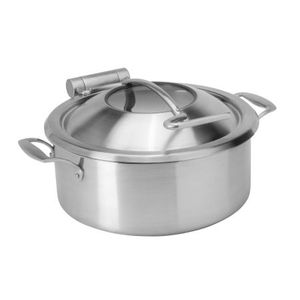 หม้อหุงต้มโลหะทนทานดีไซน์คลาสสิกได้รับแรงบันดาลใจจากอาหารล่าสุดของตะวันออกกลางสำหรับบุฟเฟ่ต์เสิร์ฟอาหารในงานแต่งงาน - Product Image 1