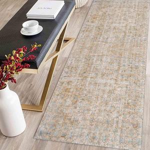Tapis imprimé gris et marron - Design bohème pour maisons modernes, tapis en velours - Product Image 4