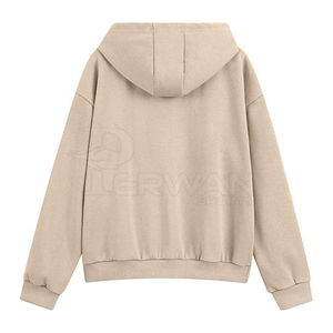 Survêtement à capuche solide d'hiver pour hommes en gros Tailles et couleurs personnalisées 100% coton respirant - Product Image 3