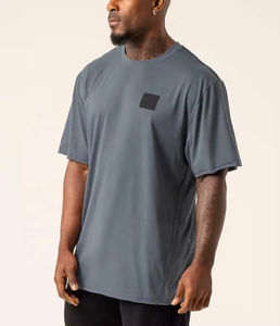 Camiseta de gran tamaño para hombre de nuevo estilo, camiseta de gran tamaño con logotipo imprimible personalizado para hombre, tela de algodón y poliéster, camiseta de gran tamaño para hombre 2025 - Product Image 2