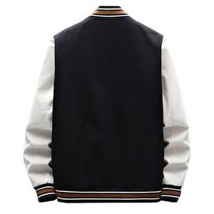 100% chaquetas de bombardero de algodón personalizadas para hombre, chaqueta de calle, cárdigan de retales, abrigo para hombre - Product Image 5