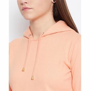Drop-shoulderhoodies para mujer La mejor moda personalizada Sudadera con capucha de lana con logotipo Sudadera de invierno Sudadera con capucha en blanco de moda para mujer - Product Image 5