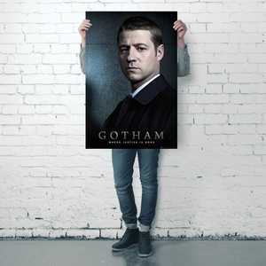 Affiche moderne de Gotham de James Gordon pour décoration murale avec cadre noir - Product Image 3