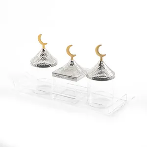 Luxury Set Of Three Sweet Storage <b>Boxes</b> Designer Candy Organizer Ideal For Chocolates Treats Party Favors And Celebrations - Product Image 5