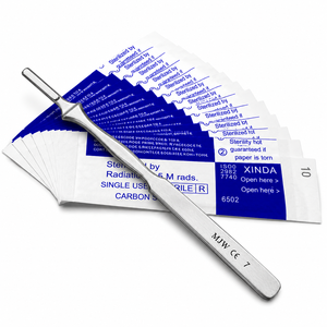 Manche de scalpel chirurgical MJW n° 7 instruments manuels réutilisables en acier inoxydable pour la chirurgie générale, certifiés CE - Product Image 5