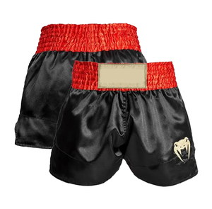 กางเกงขาสั้นต่อสู้สำหรับผู้ใหญ่ทุกเพศสำหรับผู้หญิง MMA แบบมวยไทยขาสั้นคาราเต้นุ่มลื่น - Product Image 6