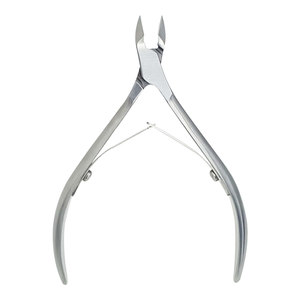 Outil professionnel de soin des ongles en acier inoxydable chromé pince à cuticules et dissolvant de garniture manucure pédicure beauté Spa Salon utilisation - Product Image 5