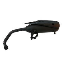 Nouveau silencieux d'échappement de moto en acier haute performance avec revêtement résistant à la chaleur, fournisseur OEM taïwanais pour Yamaha/Forte