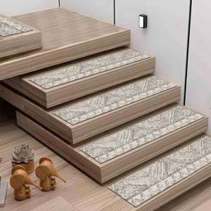 Geometric Pattern Printed Rug - Modern Design for Home Decor,Step Rug - Product Image 3