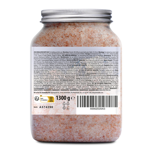 Sel rose de l'Himalaya Aromatika pour le bain 1,3 kg 100% pur et non raffiné pour l'exfoliation et la détoxification du corps - Product Image 2