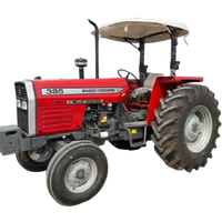 Traktor Roda Mini Massey Ferguson 85HP 2WD Mesin Diesel 4 Silinder Penggerak Gigi Hidrostatis Suku Cadang Mesin Tahan Lama