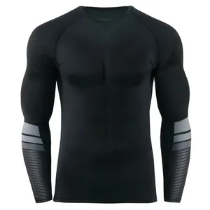 Benutzer definierte Sport Langarm Rash Guard MMA Printed Rash Guard Bester Preis Sublimierter Rash guard