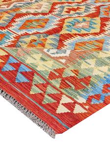 100% Wool Afghan Chobi Kilim Rug Handwoven Modern Living Room Bedroom Kids Room Stylish Unique Carpet - Product Image 5