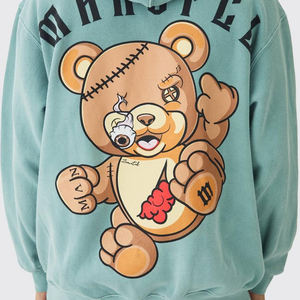 เสื้อฮู้ดผู้ชายคุณภาพสูง ผ้าโพลีเอสเตอร์/คอตตอน สวมใส่สบายในฤดูหนาว ระบายอากาศได้ดี สีพื้นเรียบ มีกระเป๋า ผ้าฟลีซ ขายดี - Product Image 3