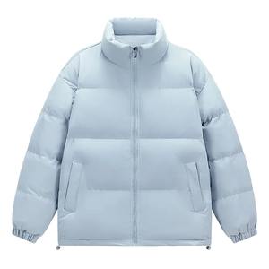 Chaquetas acolchadas cálidas de otoño e invierno para hombre, chaqueta acolchada de algodón informal con abrigo a prueba de viento, patrón de letras, servicio OEM - Product Image 1