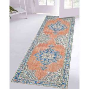 Alfombra con Estampado de Medallón - Alfombra Moderna de Estilo Vintage, Grande y Fácil de Limpiar, con Pelo Suave - Product Image 4