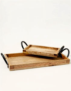 Plateau de service en bois - Product Image 1