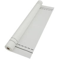 Sous-couche de toiture synthétique KOSITE, membrane respirante imperméable en HDPE pour l'isolation des toitures, largeur 1,5 m, 70-260 g/m²