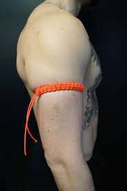 ปลอกแขนมวยไทยลูกไม้ปักลายทำมือโลโก้ออกแบบได้ตามต้องการ - Product Image 2