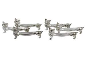 ที่วางช้อนส้อมโลหะกันลื่นติดฉลากแบบส่วนตัวออกแบบมาเพื่อยึดเครื่องใช้หลายอย่างได้อย่างปลอดภัยและป้องกันความยุ่งเหยิงระหว่างรับประทานอาหาร - Product Image 4