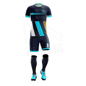 Pakistán personalizado hecho de fábrica último diseño de sublimación deportes de Fútbol Francia, camisetas de fútbol entrenamiento conjuntos kit para la venta - Product Image 2