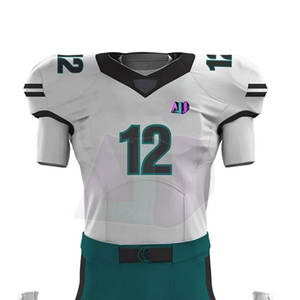 Uniforme de Fútbol Americano Personalizado, Conjunto Corto, Tejido Transpirable de Spandex y Poliéster, Ligero, Cómodo, Duradero, de Alta Calidad - Product Image 4