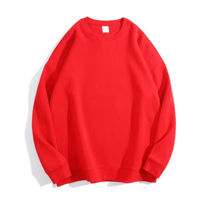 Sweat-shirt unisexe en molleton de coton de haute qualité, OEM et ODM, vêtements pour hommes, sweat-shirt à col rond, logo imprimé à l'écran - Product Image 1
