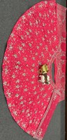 Achetez un nouveau lehenga choli extensible et évasé en fausse fourrure douce brodée avec un motif papillon, disponible en plusieurs couleurs, 4 mètres.