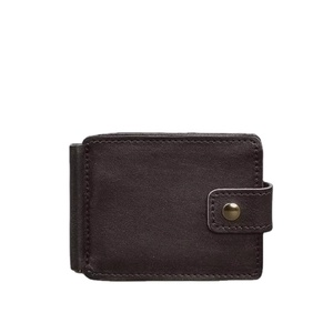 Vintage Short Trendy Crazy Horse Zipper Coin Purse Money Holder Pocket Genuine Leather Men <b>Wallet</b> for <b>RFID</b> CHW-0014C - Product Image 1