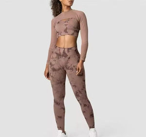Conjunto de Yoga de 2 Piezas para Mujer, Sujetador Deportivo de Secado Rápido y Leggings Impermeables, Tallas Grandes, Hecho en Pakistán - Product Image 6