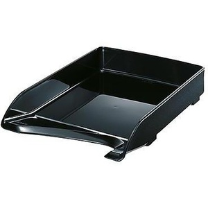 Bandeja para Cartas DIN A4 Extra Ancha Leitz Elegant, de Poliestireno, Color Negro - Product Image 1