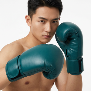 Guantes de Boxeo de Cuero para Entrenamiento con Cierre de Velcro, Soporte para Muñeca, Protección de Espuma Multicapa, Forro Antiolor y Absorbente de Sudor - Product Image 6