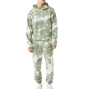 Conjuntos Deportivos de Hombre al por Mayor, Casuales, Ecológicos, con Lavado Ácido, Sublimados, Tie-Dye, Sudadera con Capucha, Pantalones Deportivos, Estilo Desgastado por el Sol - Product Image 1