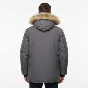 Veste matelassée à capuche pour homme, style streetwear, personnalisée, 2025, en toile, imperméable, coupe-vent, respirante, décontractée, rembourrage matelassé pour l'hiver - Product Image 6