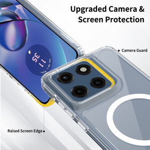 เคสโทรศัพท์มือถือกันกระแทก TPU แบบแข็งมีความยืดหยุ่นชาร์จด้วยแม่เหล็กเคสมือถือกันกระแทกโปร่งแสงสำหรับ Moto G Stylus 5G 2025 - Product Image 4