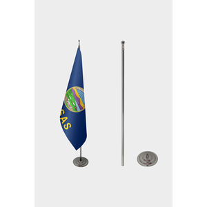 Custom <b>for</b> Kansas Indoor <b>Flag</b> 3x5ft Digital Printing Aluminum <b>Pole</b> Pennant Style Cotton or Nylon Material - Product Image 2